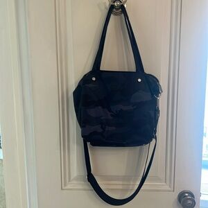 MZ Wallace Navy Camo SOHO tote